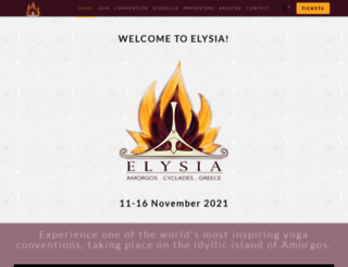 elysiayogaconvention.com screenshot