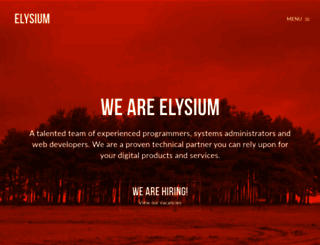 elysium.uk screenshot