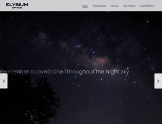 elysiumspace.com screenshot