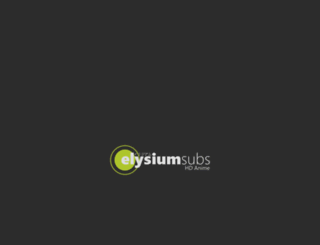 elysiumsubs.com screenshot