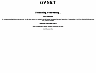 em.avnet.com screenshot