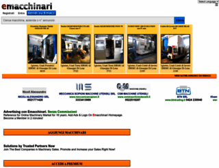 emacchinari.com screenshot