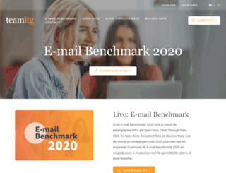 email-benchmark.nl screenshot