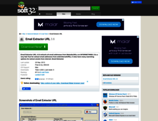 email-extractor-url.soft32.com screenshot