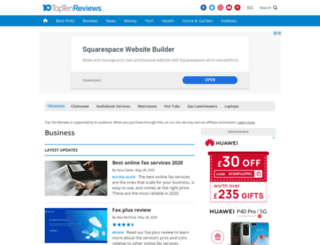 email-marketing-service-review.toptenreviews.com screenshot