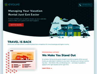 email.evolvevacationrental.com screenshot