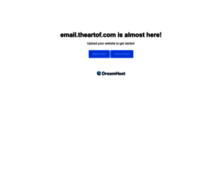email.theartof.com screenshot