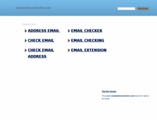 emailaddresschecker.com screenshot