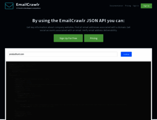 emailcrawlr.com screenshot