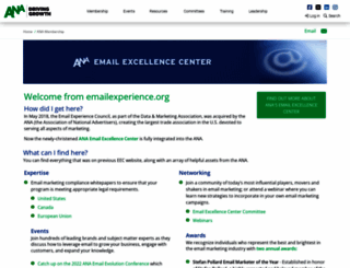 emailexperience.org screenshot
