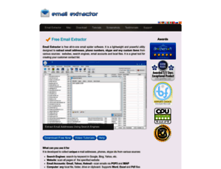 emailextractorpro.com screenshot