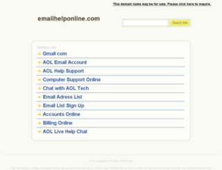 emailhelponline.com screenshot