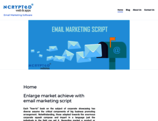 emailmarketingclonescript.wordpress.com screenshot