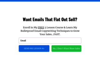 emailmarketingcopywriter.com screenshot