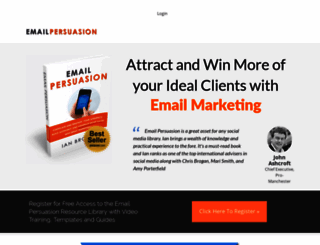 emailpersuasion.com screenshot