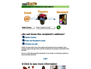 emailroses.com screenshot