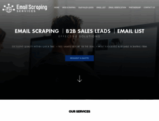 emailscrapingservices.com screenshot