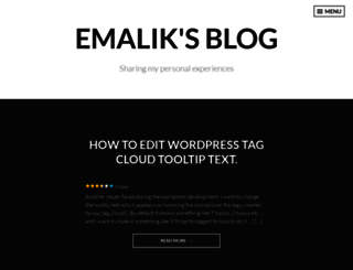 emalik.wordpress.com screenshot
