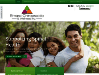 emardchiropractic.com screenshot