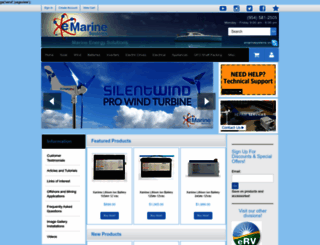 emarinesystems.com screenshot
