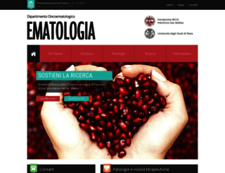 ematologia-pavia.it screenshot
