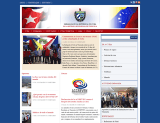 embajadacuba.com.ve screenshot