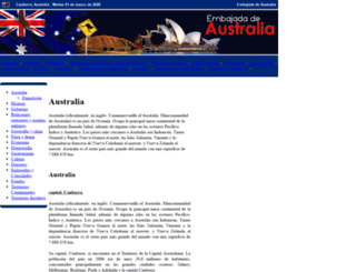 embajadadeaustralia.org screenshot