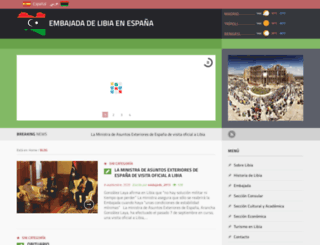 embajadadelibia.com screenshot
