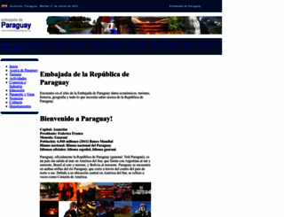 embajadadeparaguay.org screenshot