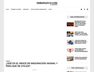 embarazo10.com screenshot