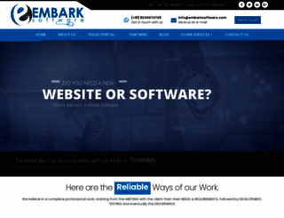 embarksoftware.com screenshot