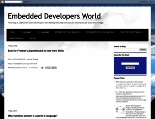 embeddedworlddevelopers.blogspot.com screenshot
