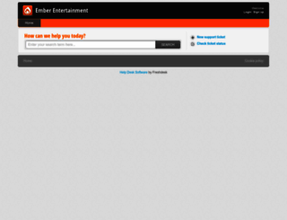 emberentertainment.freshdesk.com screenshot