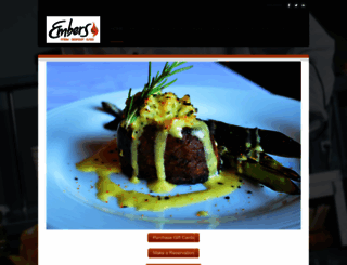 embersrestaurant.com screenshot