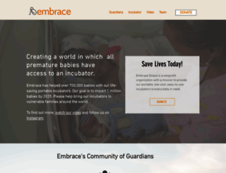 embraceglobal.org screenshot
