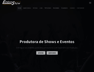 embrashow.com.br screenshot