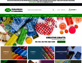 embroideries.com.au screenshot