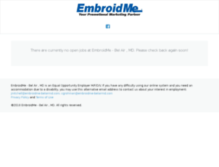 embroidme-foresthillmd.hireology.com screenshot