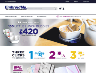 embroidme.clickpromo.com screenshot
