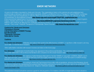 emdrnetwork.org screenshot