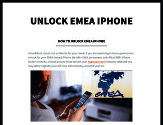 emeaiphoneunlock.wordpress.com screenshot