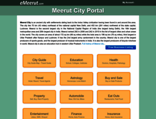 emeerut.com screenshot