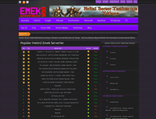 emekserverler.com screenshot