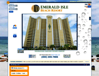 emerald-isle-panama-city-beach.com screenshot