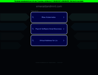emeraldandmint.com screenshot
