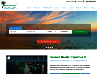 emeraldbeachproperties.com screenshot