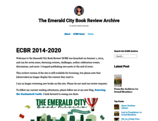 emeraldcitybookreview.com screenshot
