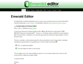 emeraldeditor.com screenshot