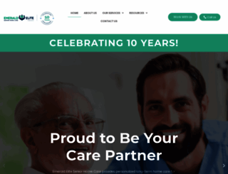 emeraldelitehomehealth.com screenshot