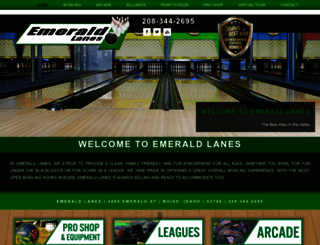 emeraldlanes.com screenshot
